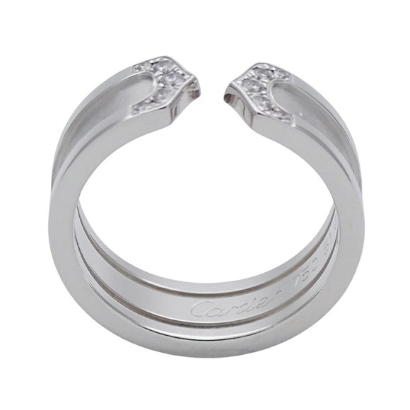 CARTIER Authentic Silver Diamond Ring #51 - Picture 4 of 12